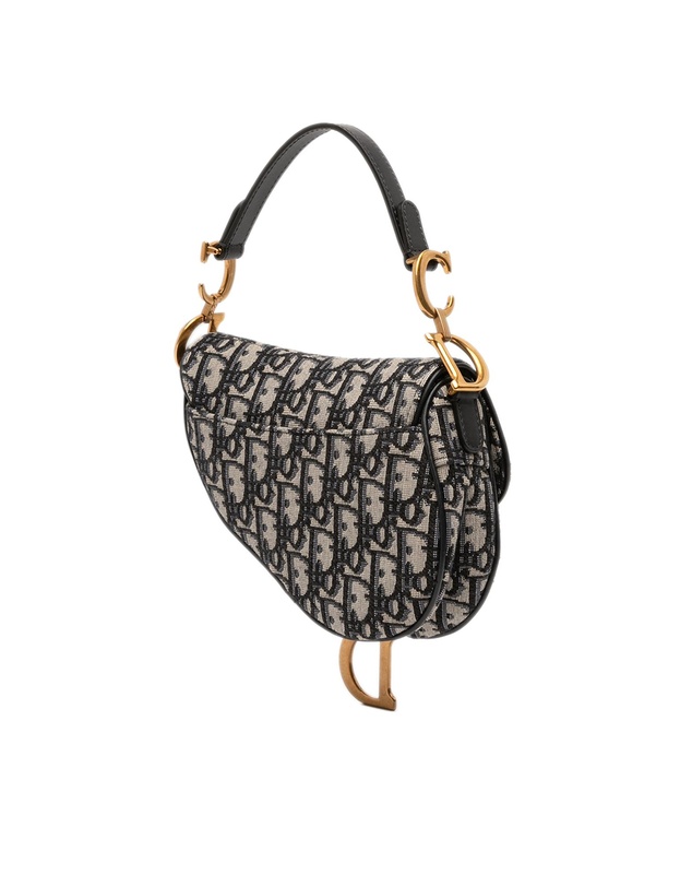 Pre-Loved by Azura Reborn - Pre-Loved Mini Oblique Canvas Saddle Bag