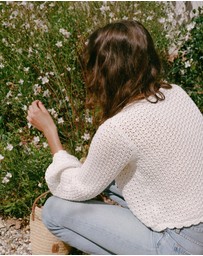 Peony - Pointelle Pullover