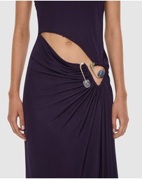 Christopher Esber - Veer Spiral Crystal Tank Dress