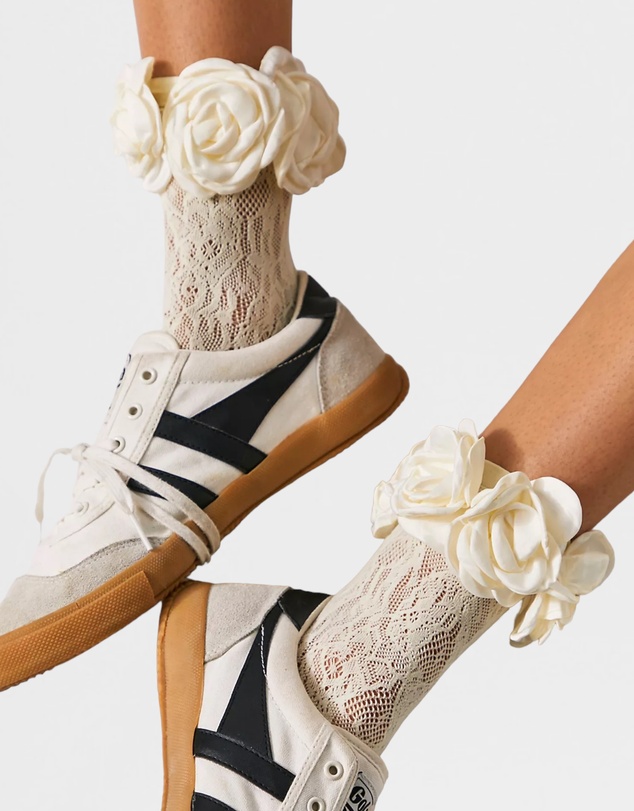 High Heel Jungle - Lace Ring A Rosie Socks
