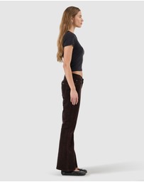 Rolla's - Downtown Flare Jean - Espresso Cord