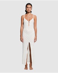 GINIA RTW - Leaf Knit Midi Dress