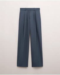 M.N.G - Straight Wool Suit Trousers