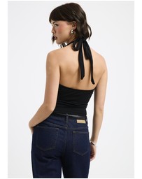 General Pants Co. Basics - Plunge Halter Top