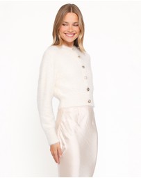 Petal & Pup - Jintie Vintage Button Cardigan - Cream