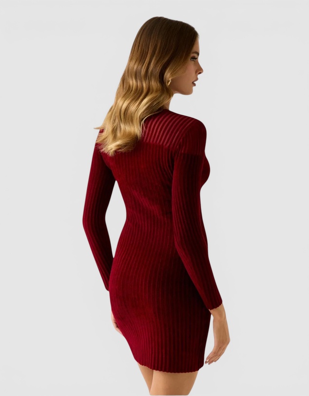 GUESS - Rowena Rib Chenille Dress