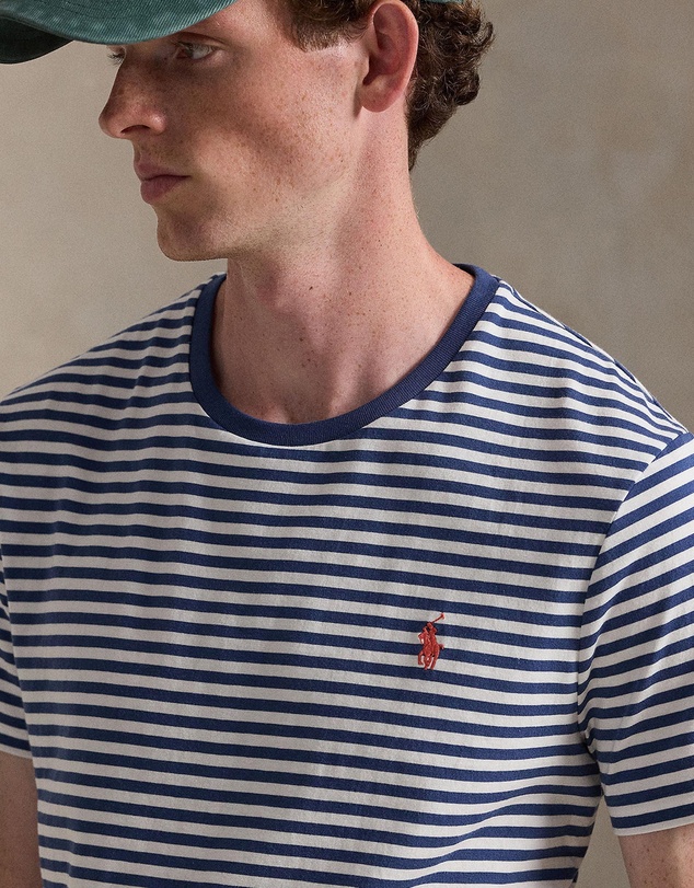Polo Ralph Lauren - Custom Slim Fit Striped Jersey T-Shirt