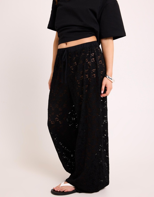 Subtitled - Jasmine Lace Relaxed Pants
