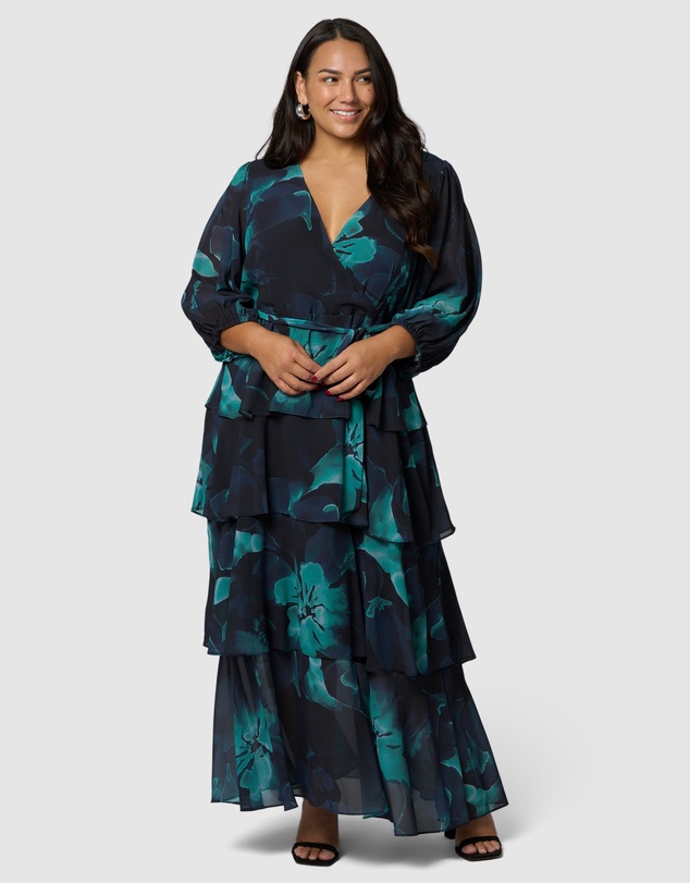 Pink Dusk by Curve Project - Temptress Maxi Dress