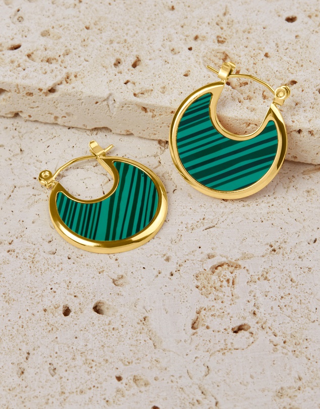 Pastiche - Green Shadow Earrings