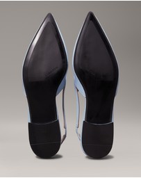 Calvin Klein - Leather Slingback Ballerinas
