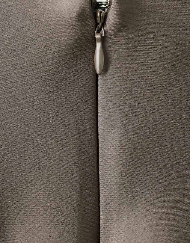M.N.G - V-Neck Satin Dress
