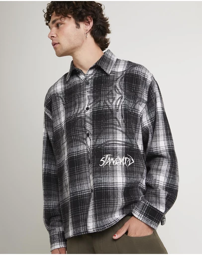 Standard - Web Long Sleeve Flannel Shirt