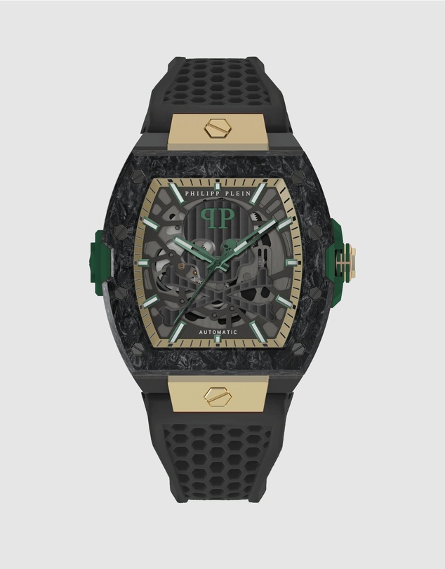Philipp Plein - The $Keleton 2.0 - 44mm Black Dial and Silicone Strap