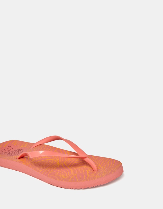 Vionic - Noosa Print Toe Post Sandal - Wave Pink