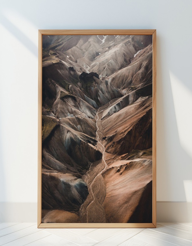 Olive et Oriel - Landmannalaugar by Witold Ziomek Art Print