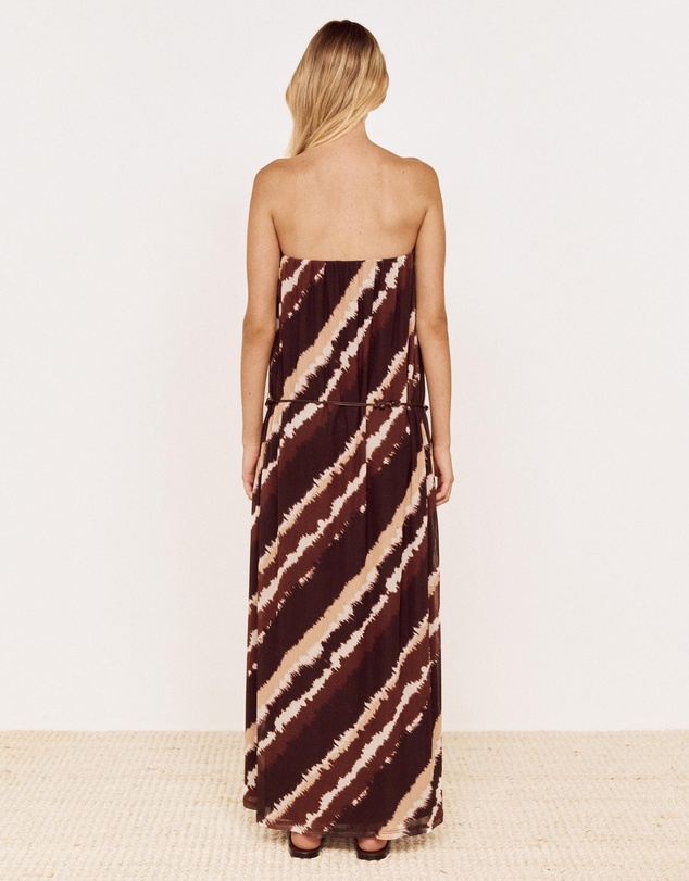 MINKPINK - Greta Mesh Strapless Midi Dress
