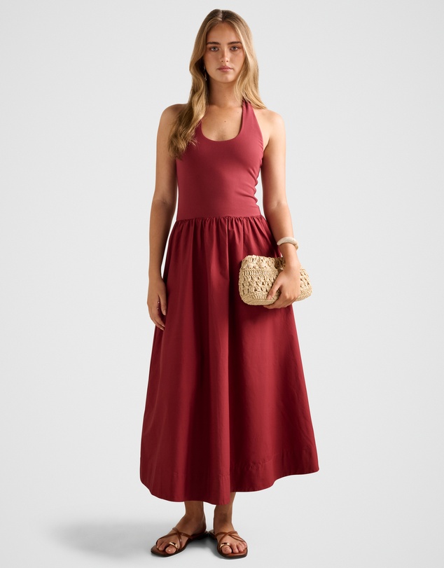 Forever New - Margot 2 in 1 Halter Neck Midi Dress