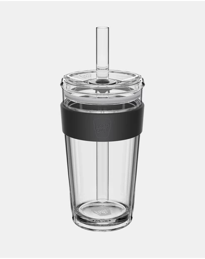 KeepCup - Longplay Cold Cup 16oz Reusable Coffee Cup with Boba Straw Lid