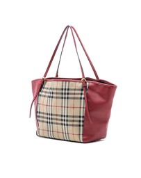 Pre-Loved by Azura Reborn - Pre-Loved Small Haymarket Check Canvas and Leather Canterbury Tote