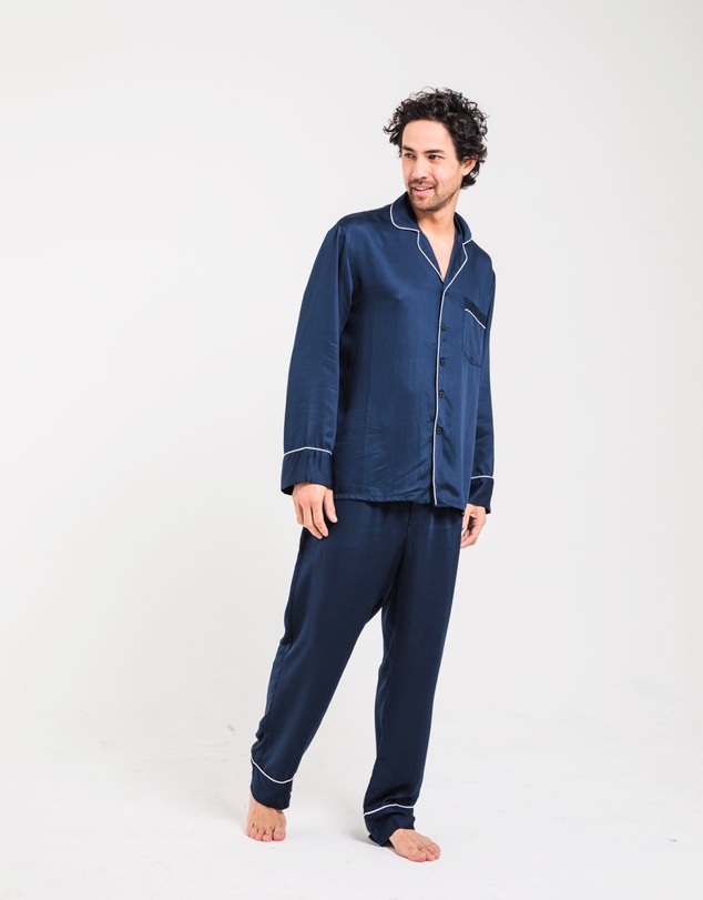 Ettitude - Sateen Long Sleeve PJ Shirt