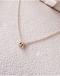 Luna Rae - Solid Gold - Forget Me Knot Necklace