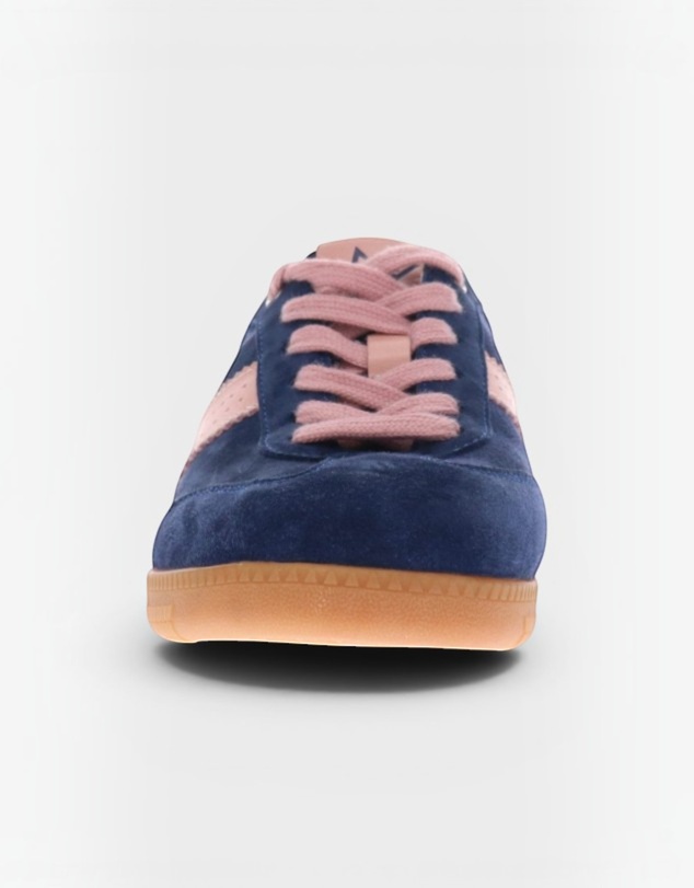 Mia Vita - Ramona II Lace-Up Casual Sneaker - Royal Blue/Blush