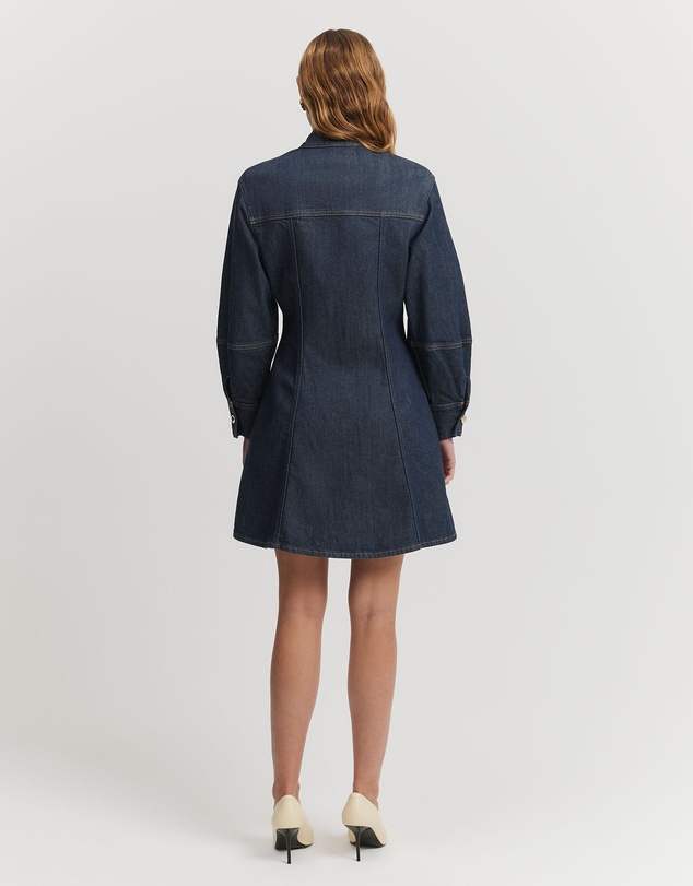 Country Road - Blouson Denim Mini Dress