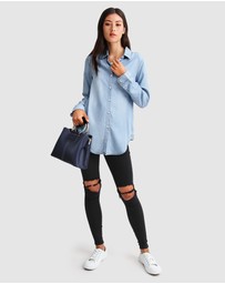 Belle & Bloom - Keep Me Wild Denim Top