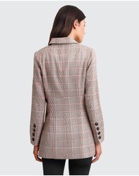 Belle & Bloom - Too Cool For Work Plaid Blazer