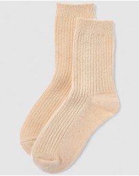 High Heel Jungle - Cashmere Cloud Sock - Almond
