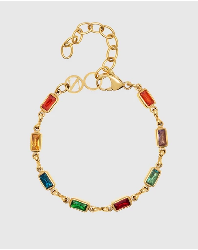 Nialaya Jewellery - Women's Rectangle Tennis Bracelet