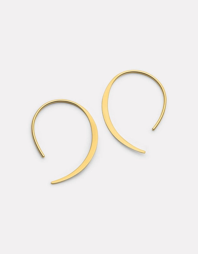 Najo - Arc Yellow Gold Earring