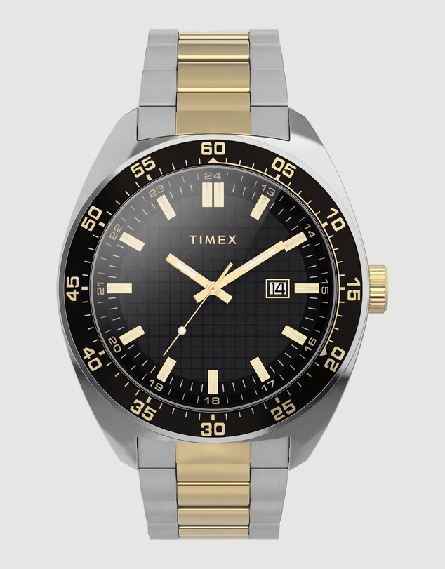 TIMEX - Weston 45mm Two-tone Stainless Steel Bracelet Watch