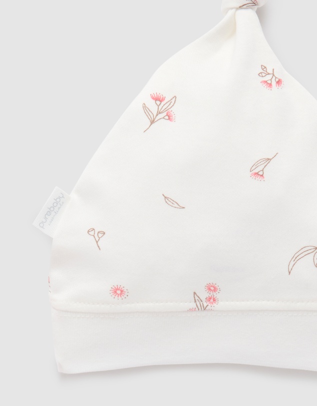 Purebaby - Knot Hat 2 pack - Babies