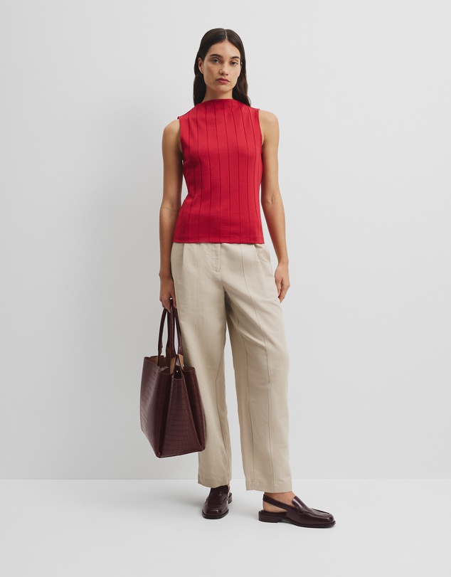 Country Road - Mock Neck Rib Tank