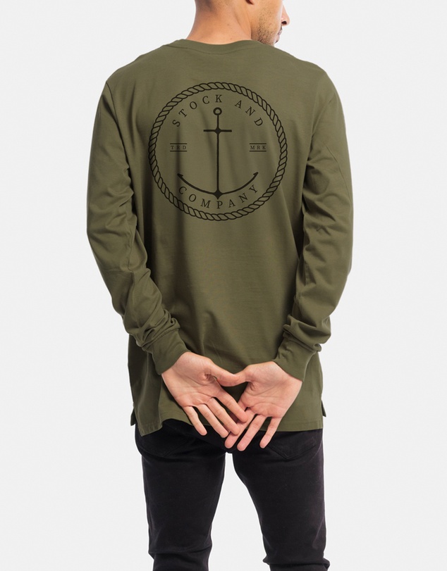 Stock & Co. - Stock & Co Anchor Long Sleeve Tee
