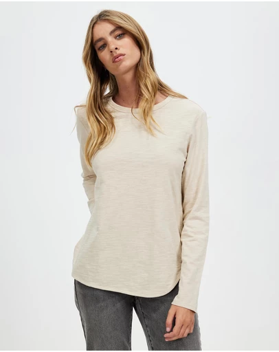 White By FTL - Leo Long Sleeve Tee