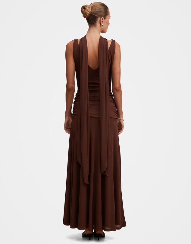 Forever New - Vivianne Scarf Tie Maxi Dress
