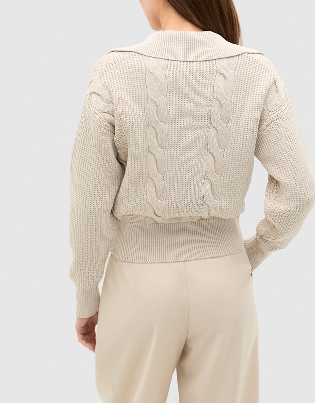 Seed Heritage - Cotton Textured Cable Knit