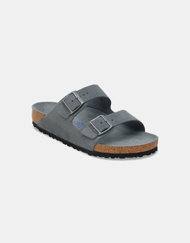 Birkenstock - Arizona SFB Tonal Footbed Suede Leather Narrow - Unisex