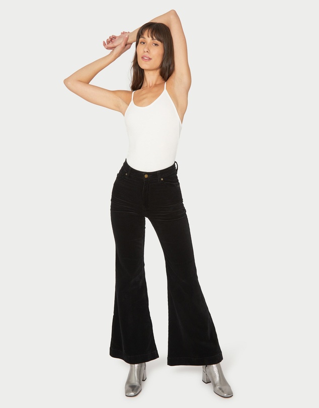 Rolla's - Eastcoast Flare Jean - Velvet Black