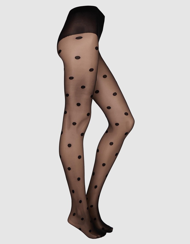 Hunkemoller - 15 Denier Big Dots Tights