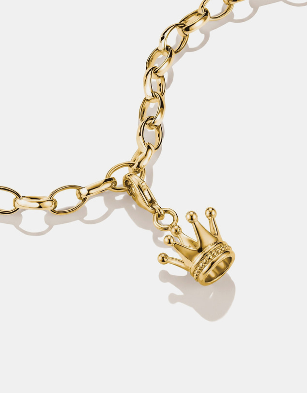 THOMAS SABO - Gold-Plated Crown Charm