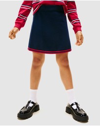 Tommy Hilfiger - Varsity Rib-Knit Mini Skirt - Teens