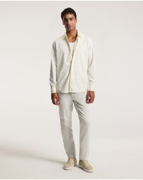 Calibre - Relaxed Stitch Detail Overshirt Cream