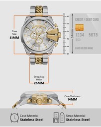 Diesel - Mega Chief Multicolor Chronograph Watch