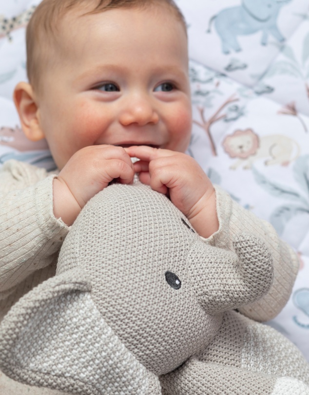Living Textiles - Knitted Toy - Mason the Elephant