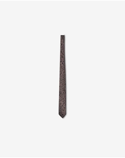 Calibre - Botanique Jacquard Tie Dark Chocolate