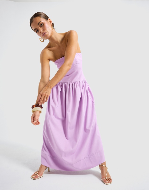 Pasduchas - Vera Strapless Midi Dress